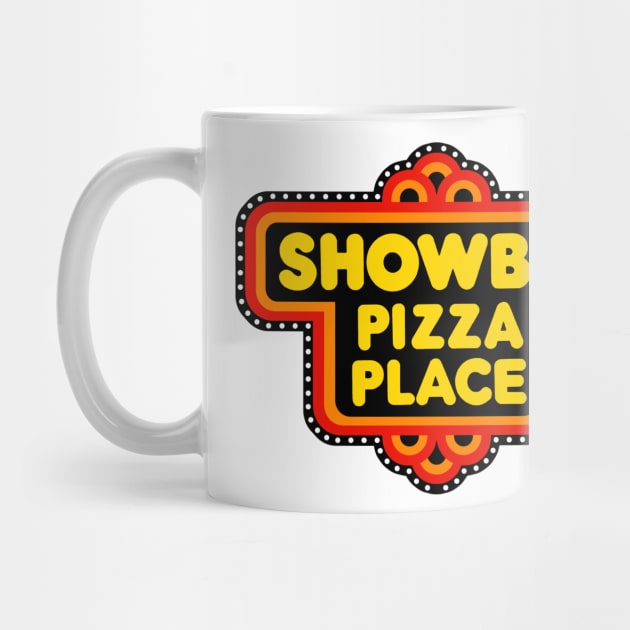 Showbiz Pizza Logo by BigOrangeShirtShop